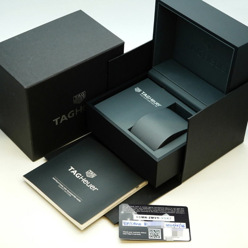 TAG Heuer 豪雅競潛系列 WAY101A 黑色錶盤男士腕錶-1