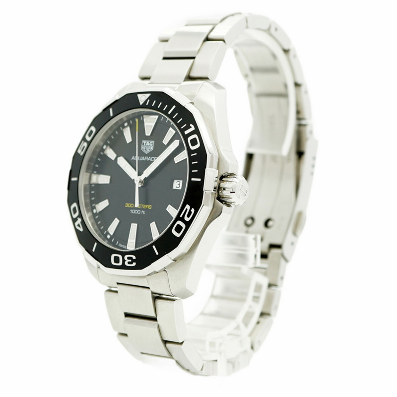 TAG Heuer 豪雅競潛系列 WAY101A 黑色錶盤男士腕錶-2