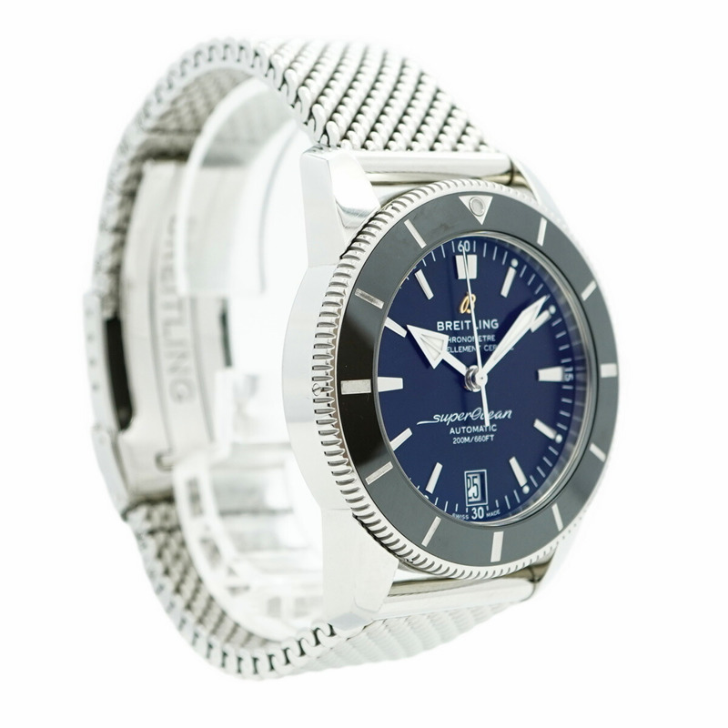 百年靈超級海洋文化系列AB2010黑色錶盤男士腕錶-3