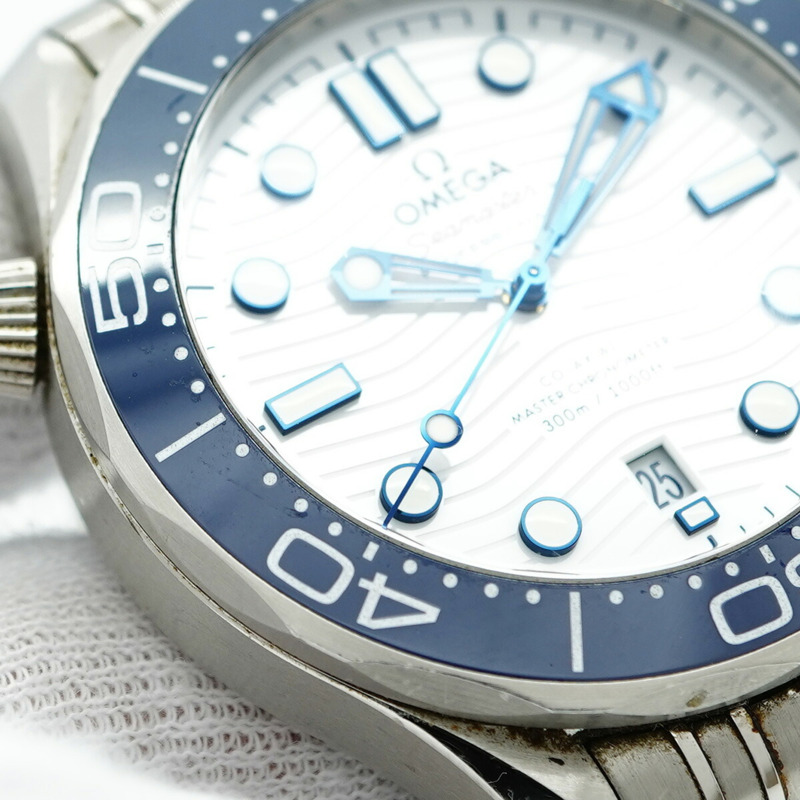 歐米茄海馬系列 522.30.42.20.04.001 白色錶盤男士腕錶-7