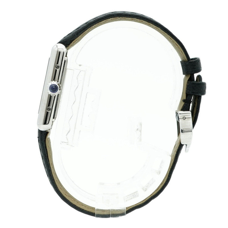 卡地亞 Tank Must SM WSTA0042 銀色錶盤小姐腕錶-8