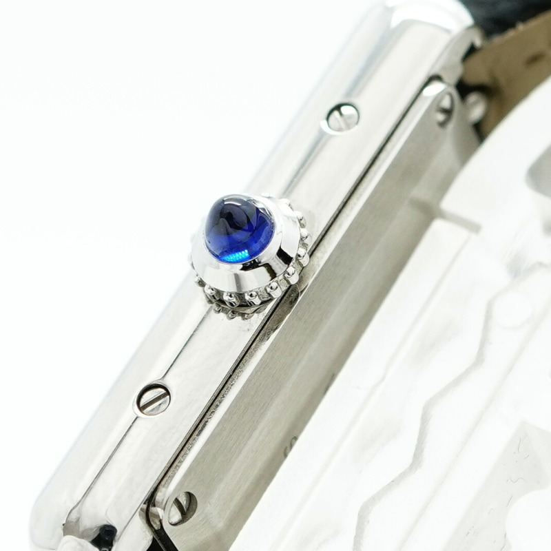 卡地亞 Tank Must SM WSTA0042 銀色錶盤小姐腕錶-10