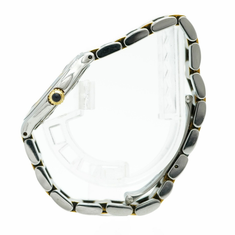 卡地亞 Must W10073R6 銀色錶盤小姐腕錶-8