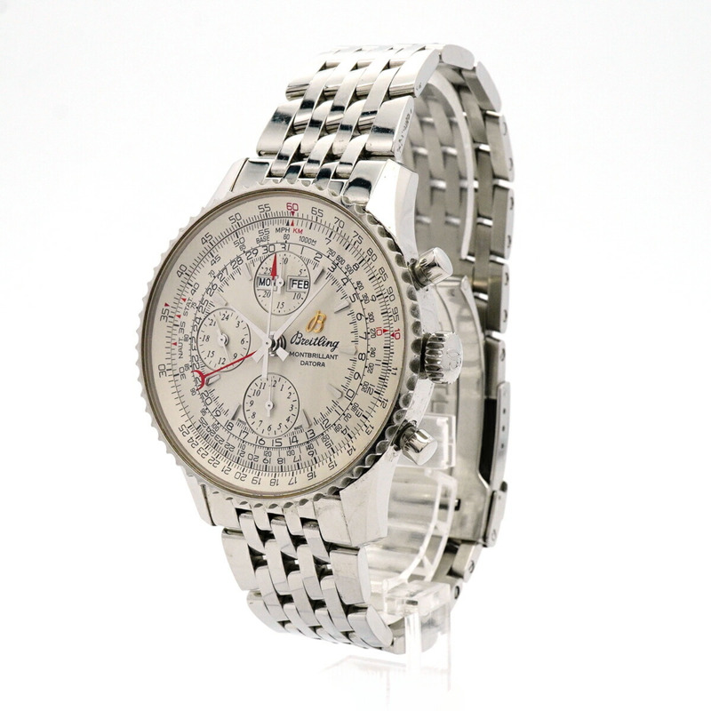 百年靈 Montbrillant A21330 銀色錶盤男錶-2