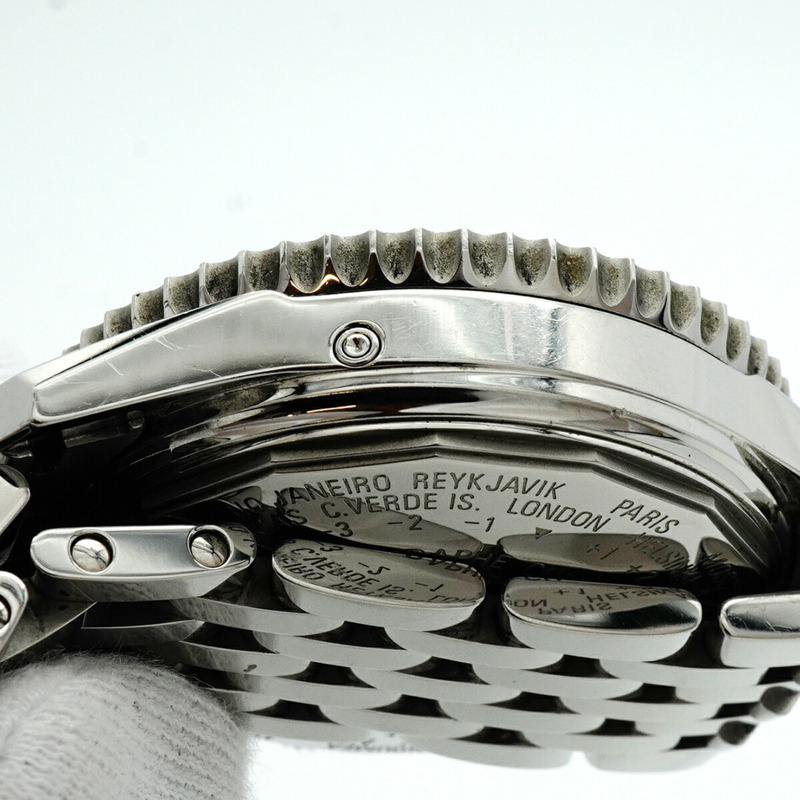 百年靈 Montbrillant A21330 銀色錶盤男錶-8