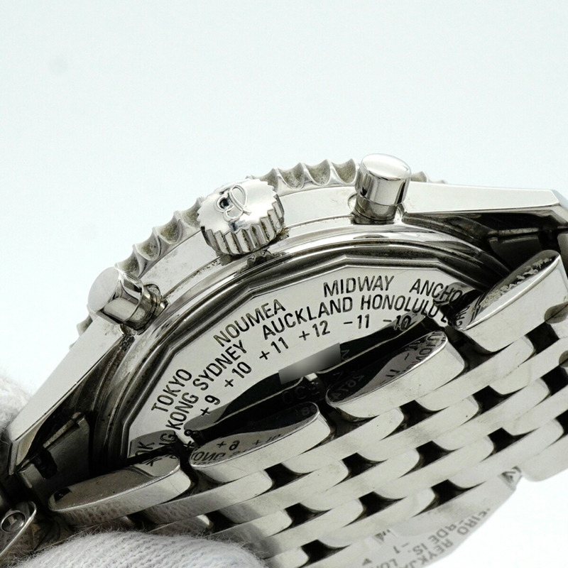 百年靈 Montbrillant A21330 銀色錶盤男錶-12