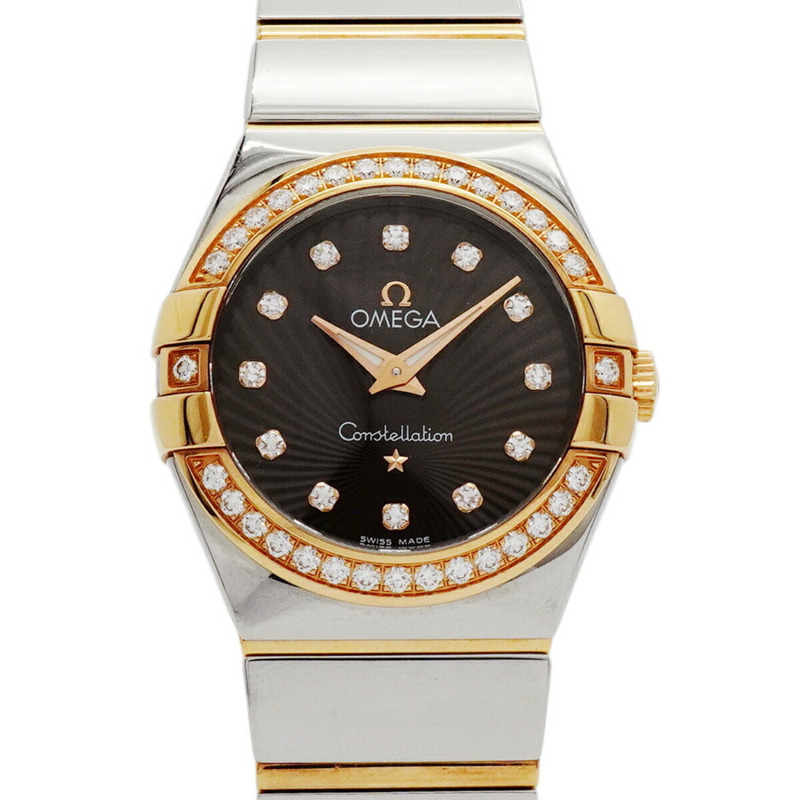 歐米茄星座系列 123.25.27.60.63.002 棕色錶盤女士腕錶-0