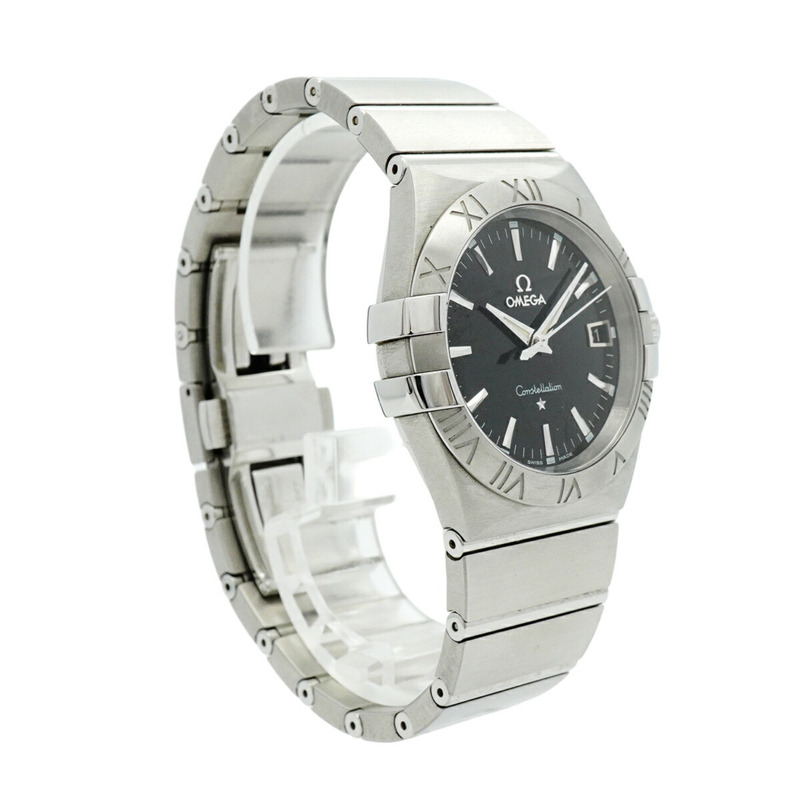 歐米茄星座系列 123.10.35.60.01.001 黑色錶盤男士腕錶-3