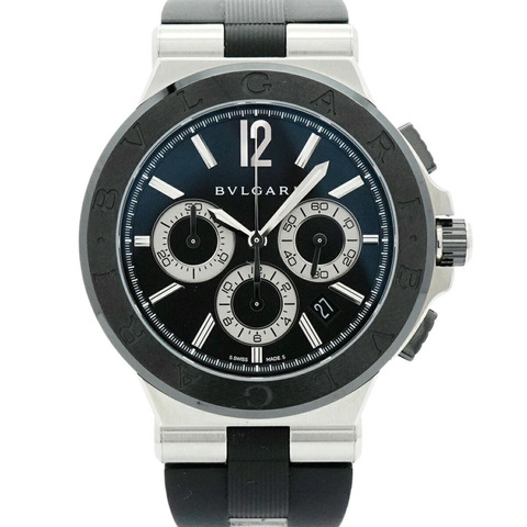 寶格麗 Diagono DG42SCCH 黑色錶盤男士腕錶