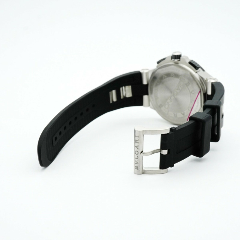 寶格麗 Diagono DG42SCCH 黑色錶盤男士腕錶-4