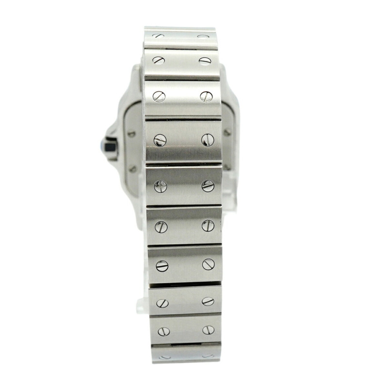 卡地亞 Santos Galbee SM W20056D6 象牙色錶盤女士腕錶-7