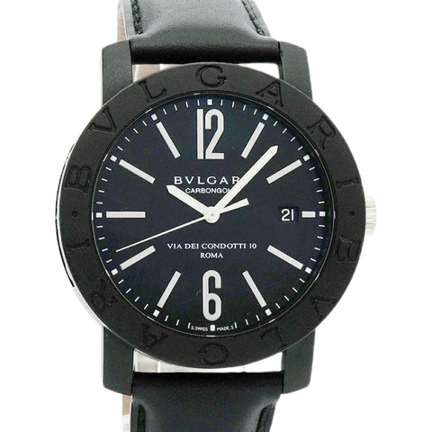寶格麗 BB40CL 黑色錶盤男士腕錶