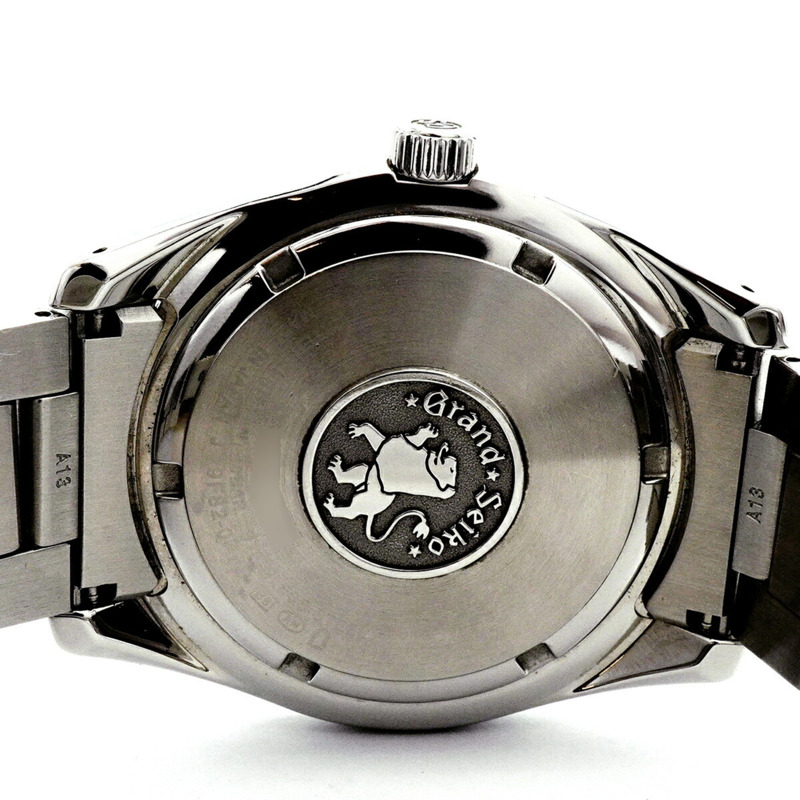 精工 Grand SBGV223 9F82-0AF0 黑色錶盤男士腕錶-5