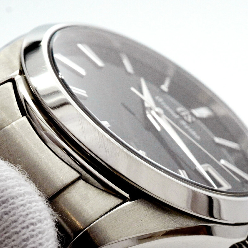 精工 Grand SBGV223 9F82-0AF0 黑色錶盤男士腕錶-7