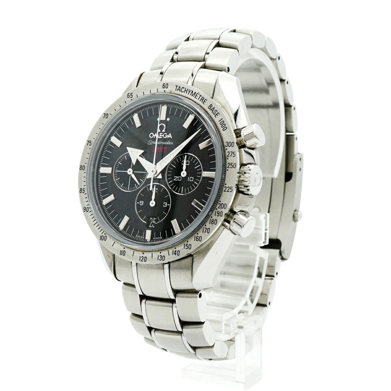 歐米茄超霸系列 321.10.42.50.01.001 黑色錶盤男士腕錶-2