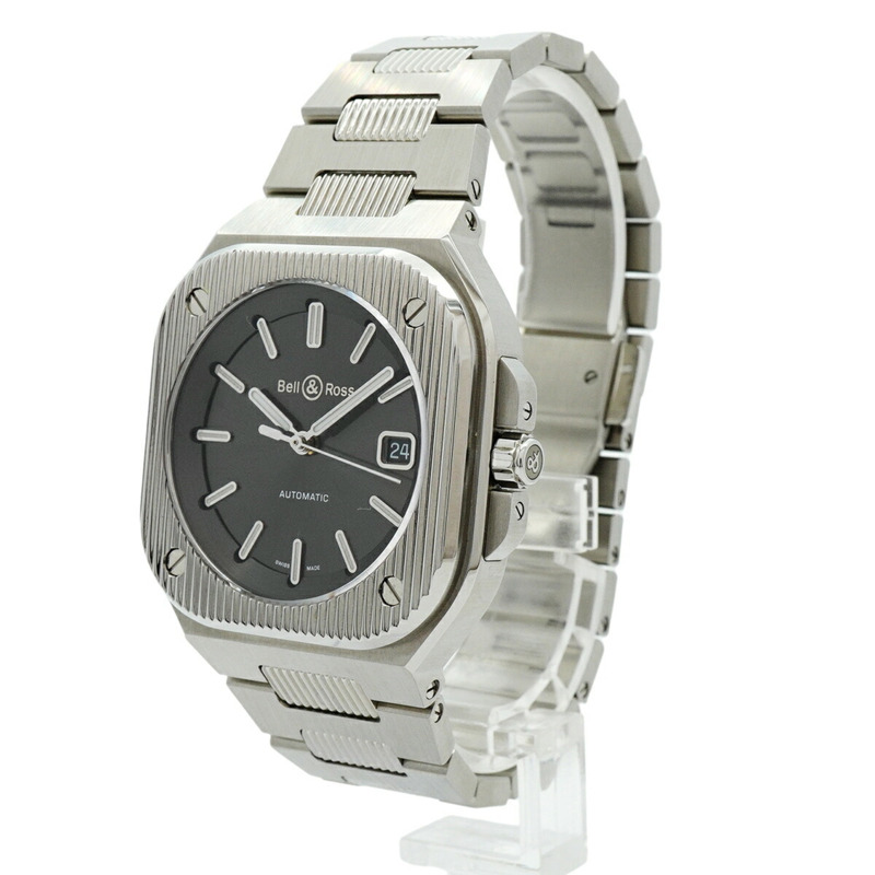 Bell & Ross BR 05 Art Line BR05A-BL-GLST SST 灰色錶盤男士腕錶-2