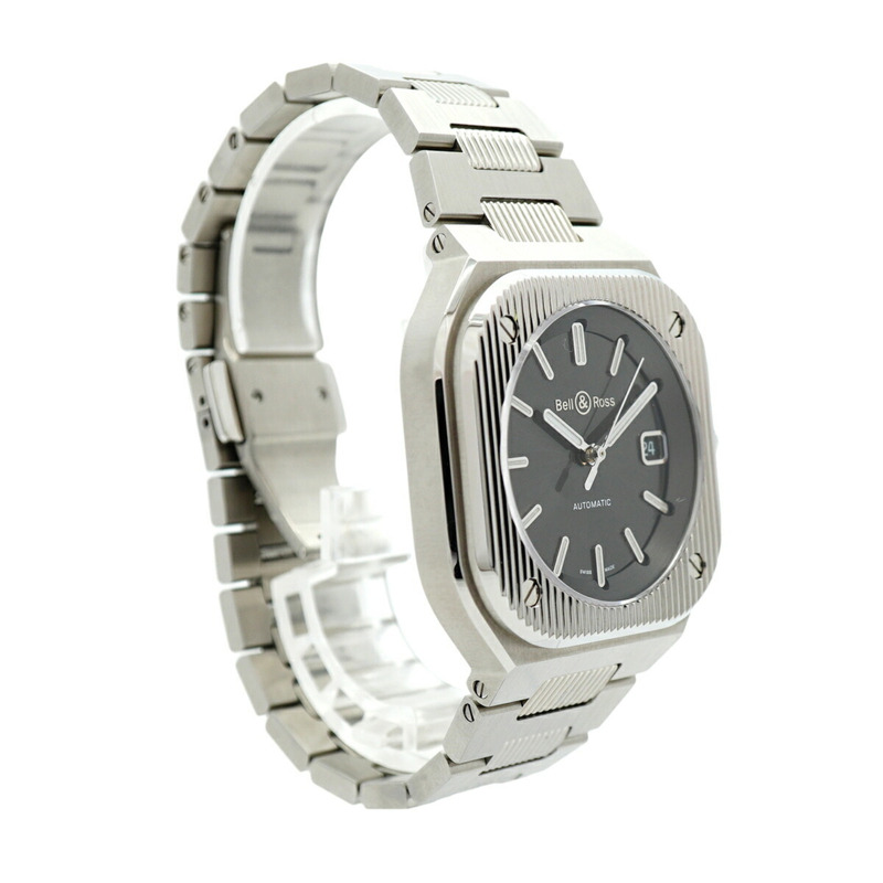 Bell & Ross BR 05 Art Line BR05A-BL-GLST SST 灰色錶盤男士腕錶-3