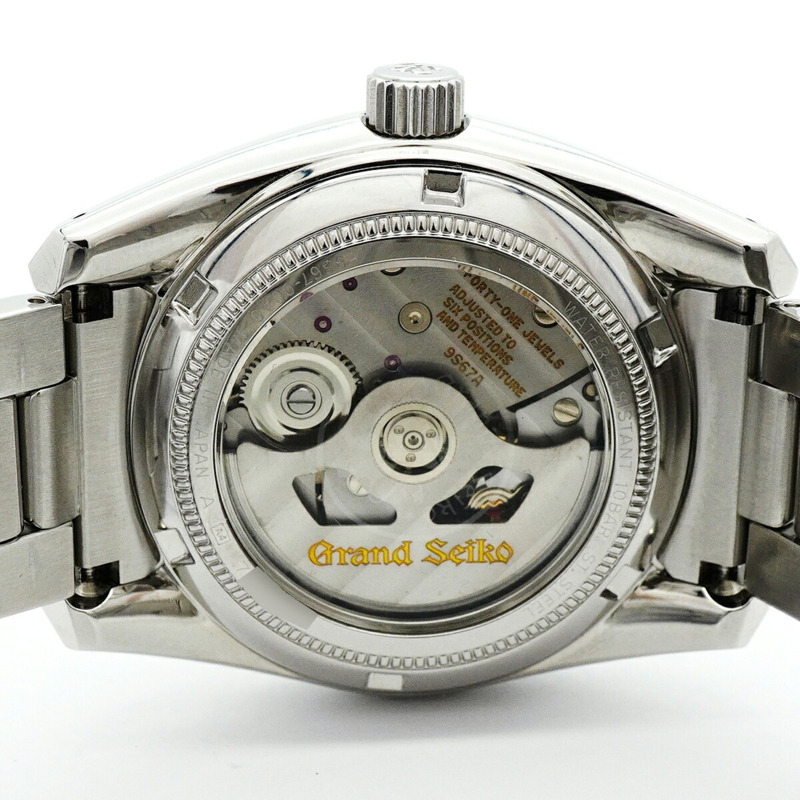 精工 Grand SBGL001 9S67-00A0 白色錶盤男士腕錶-5