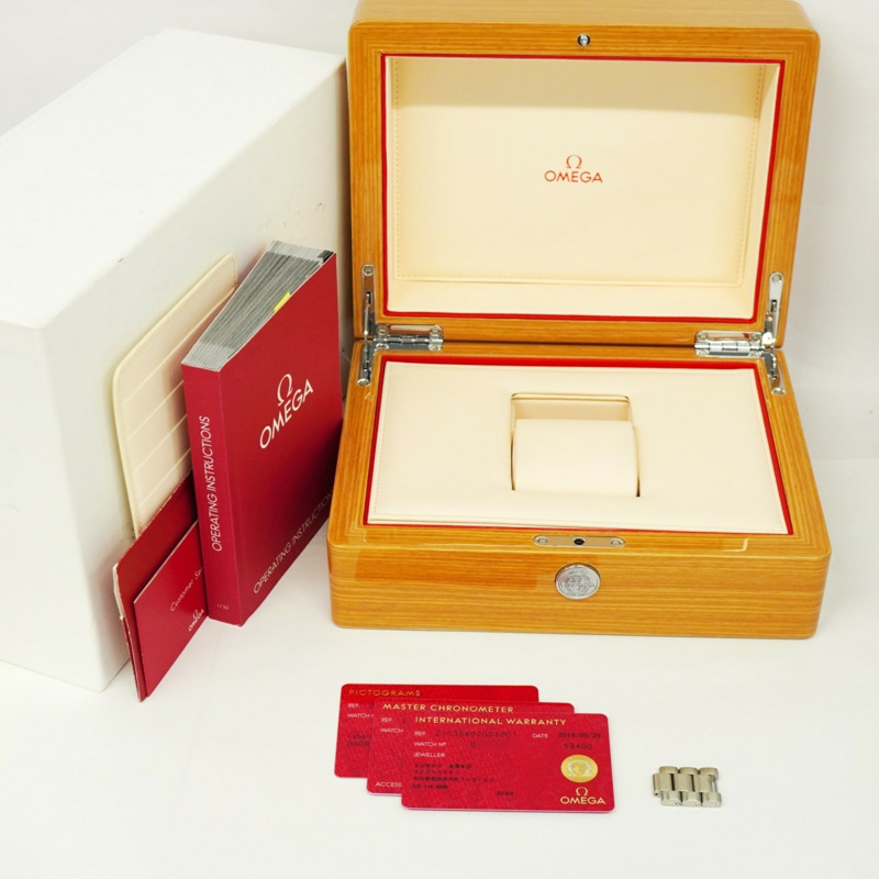 歐米茄海馬系列 215.30.40.20.01.001 黑色錶盤男士腕錶-1