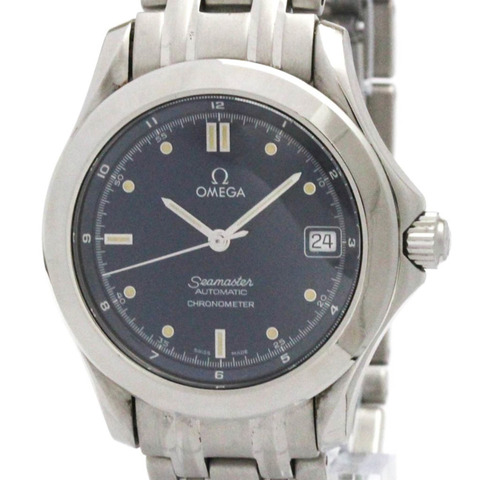 歐米茄海馬系列120公尺天文台認證自動男士腕錶 2501.80 拋光款