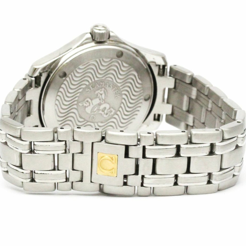 歐米茄海馬系列120公尺天文台認證自動男士腕錶 2501.80 拋光款-4