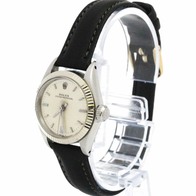 勞力士蠔式恆動6619白金精鋼自動上鍊女士腕錶-1