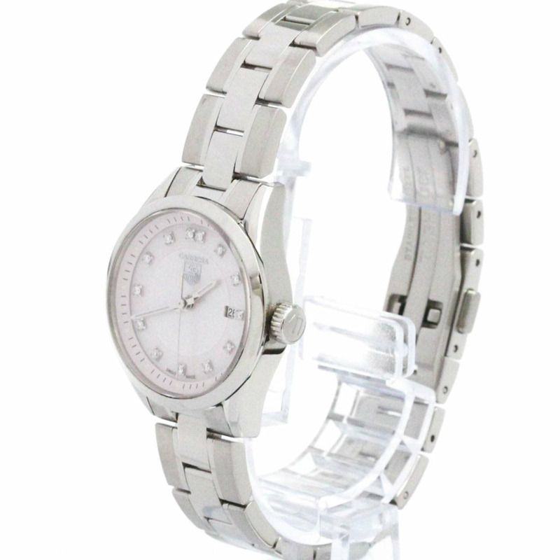 豪雅卡萊拉系列鑽石精鋼石英女士腕錶 WV1417 拋光-1