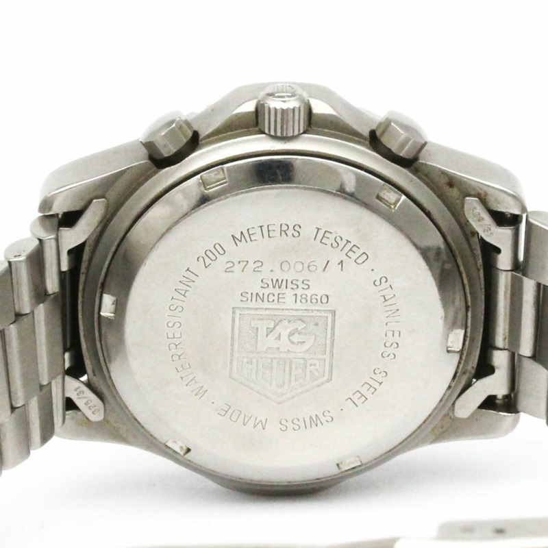 TAG HEUER 豪雅計時石英不鏽鋼男錶 272.006-5