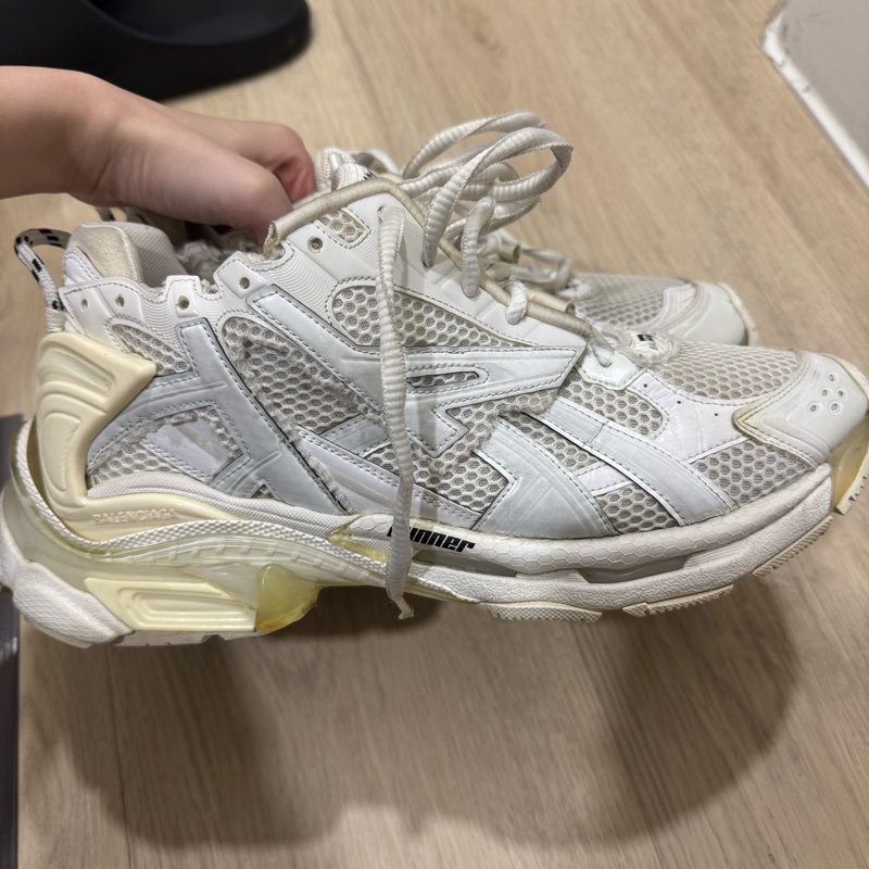Balenciaga runner white EU44 二手巴黎世家-0