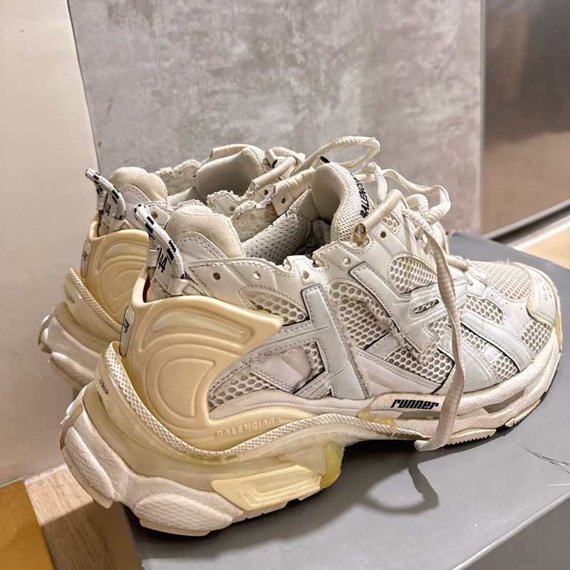 Balenciaga runner white EU44 二手巴黎世家-4