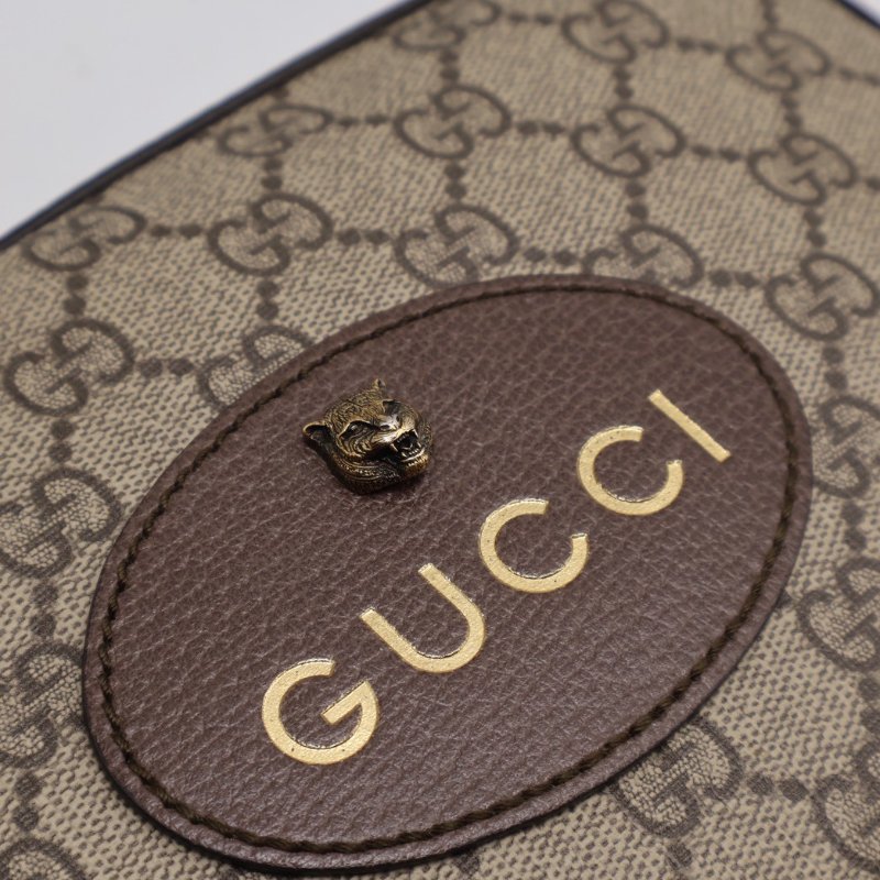 GUCCI Superme虎頭老花相機包-8
