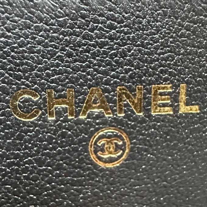 【美收精品】CHANEL黑色羊皮24 PHONE HANDLE 4-833-12