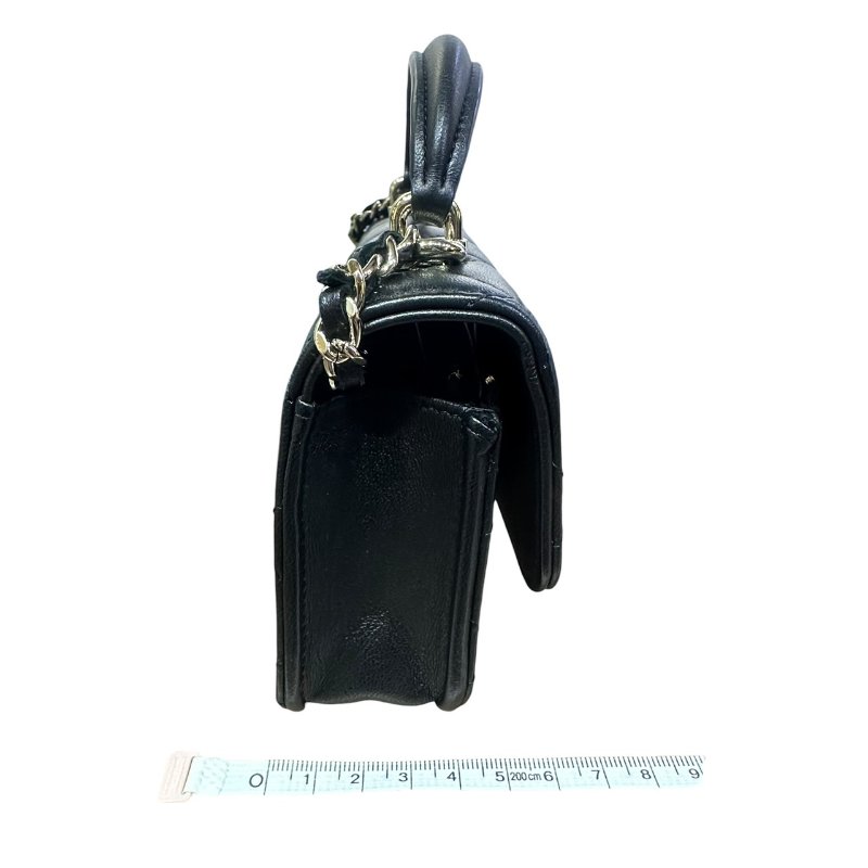 【美收精品】CHANEL黑色羊皮24 PHONE HANDLE 4-833-20