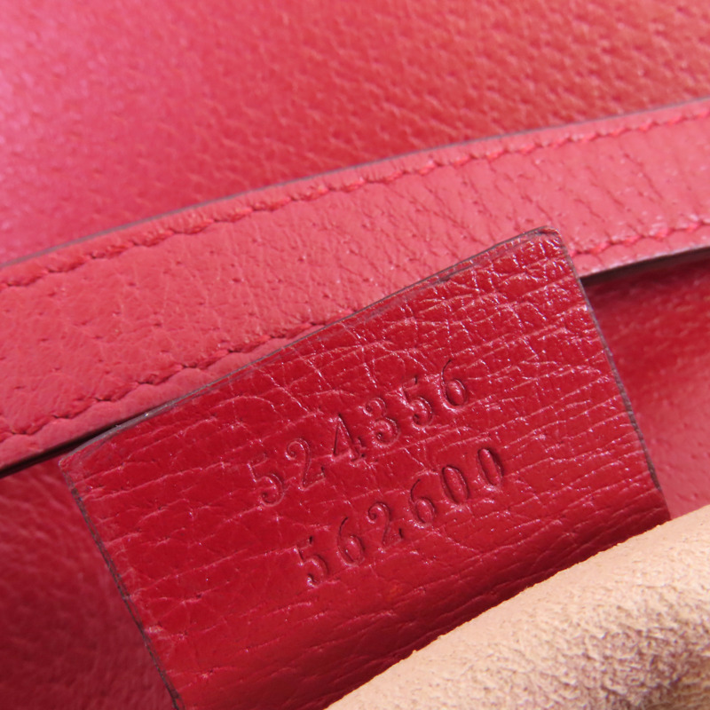 GUCCI 塗層帆布GG Supreme Queen Margaret Medium金扣鏈帶肩背袋-15