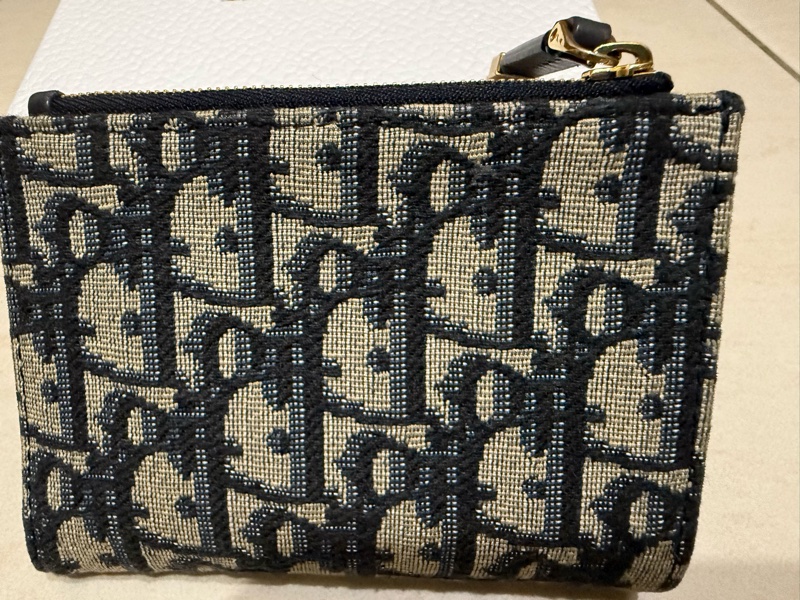 DIOR 蒙天老花短夾-8