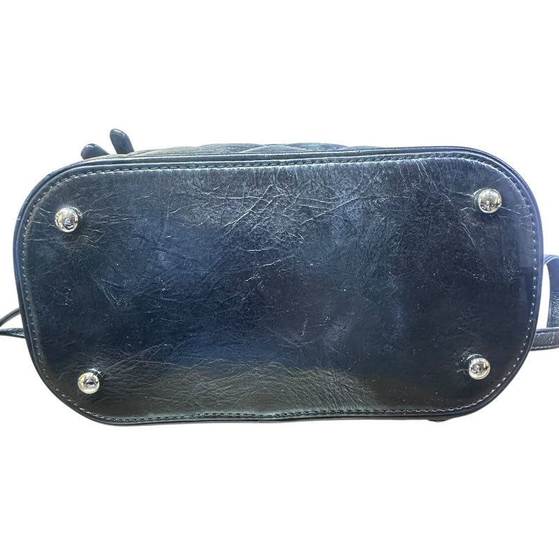 【美收精品】CHANEL黑色皮革透明拼接後背包 4-649-7