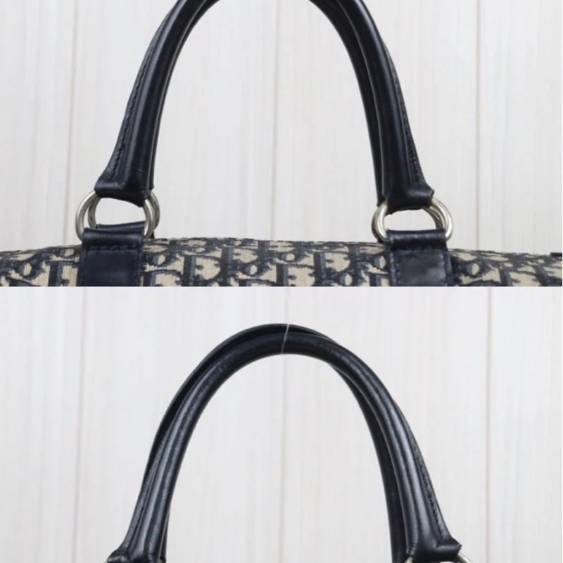 「JL 精品代購」9新 Dior 老花 旅行袋 45-5