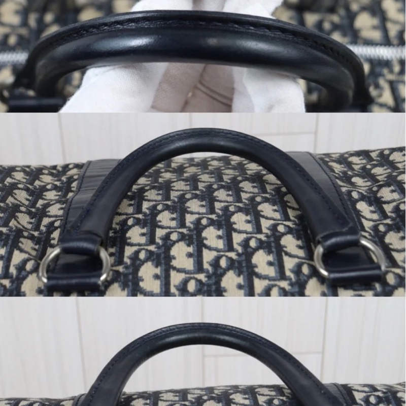 「JL 精品代購」9新 Dior 老花 旅行袋 45-6