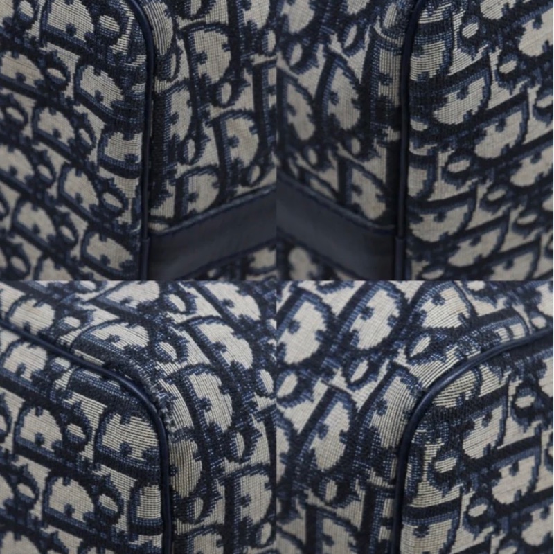 「JL 精品代購」9新 Dior 老花 旅行袋 45-8