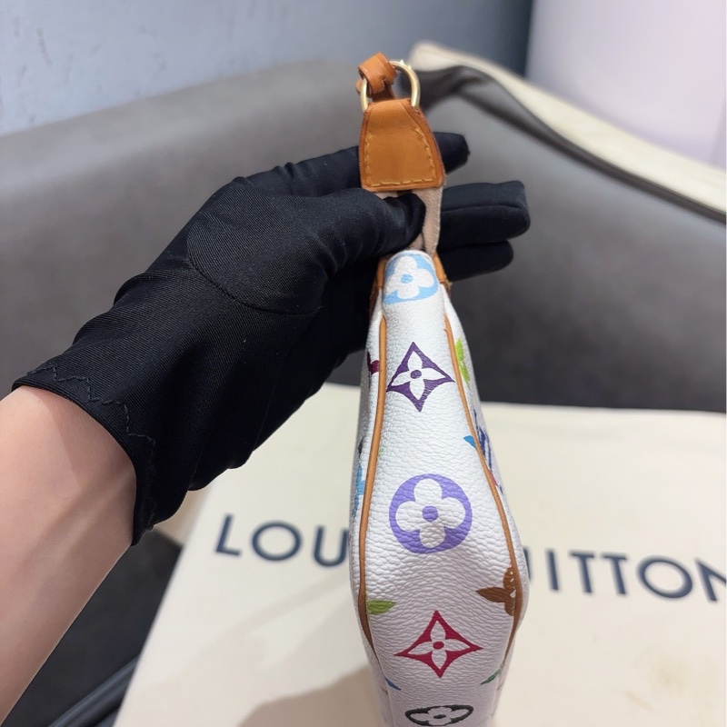 LV白三彩麻將包-1