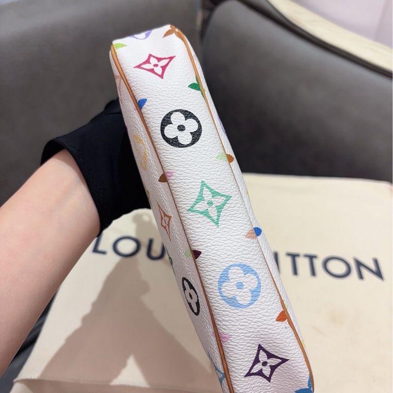 LV白三彩麻將包-2