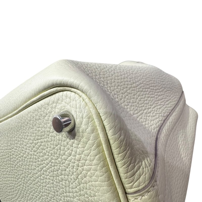 【美收精品】HERMES奶油黃PICOTIN 18 W刻印 4-772-8