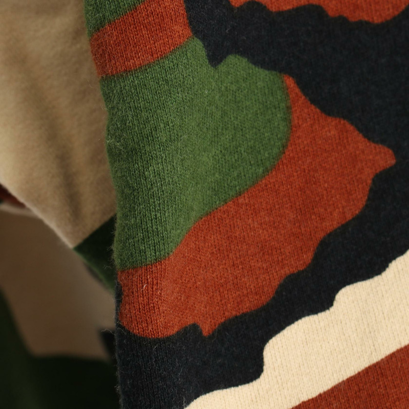 鉻心牌 MATTY BOY PPO 警告 SWTSHRT 棉質卡其色迷彩二手男裝-7