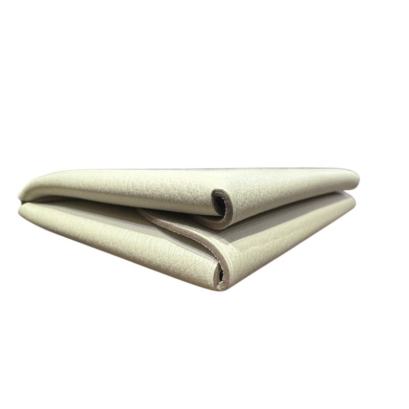 【美收精品】HERMES 灰色零錢包W刻印 4-777-6