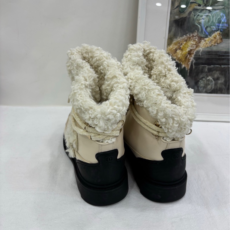 Chanel 香奈兒Coco Neige羊毛雪靴 37.5 碼-2
