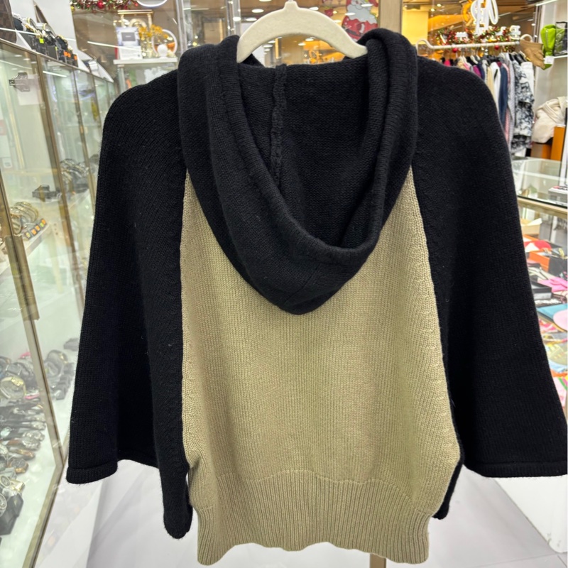 Dior迪奧幸運星撞色針織連帽衫，42碼-1