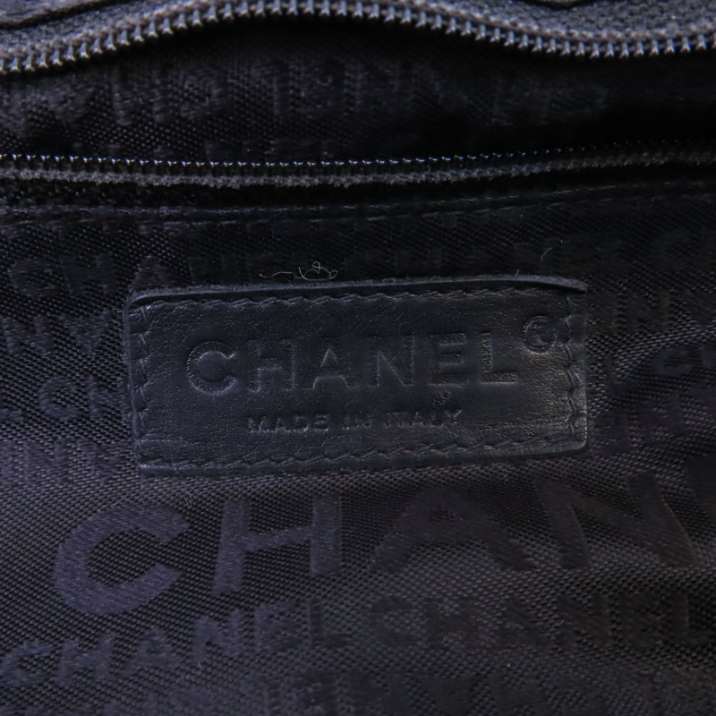 CHANEL 牛皮皮革Shoulder Bag銀扣鏈帶肩背袋-14