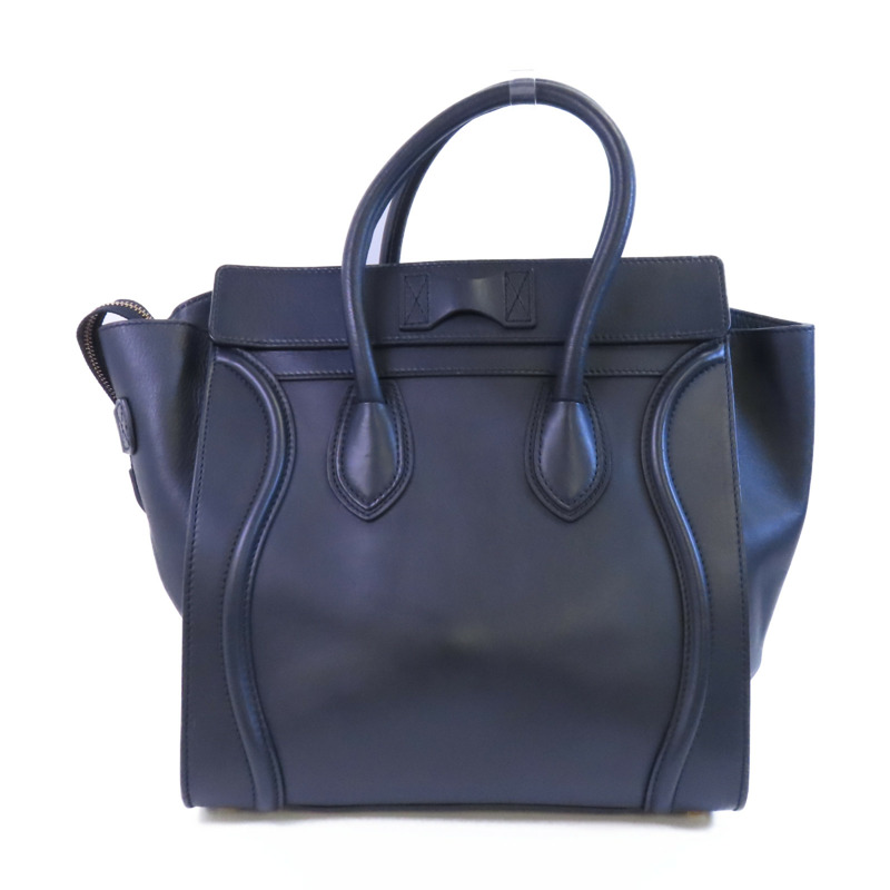 CELINE 牛皮皮革Mini Luggage金扣手挽袋-1