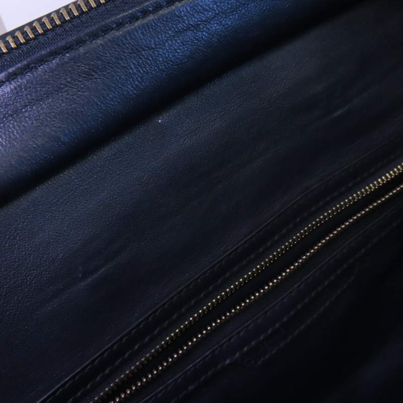 CELINE 牛皮皮革Mini Luggage金扣手挽袋-16