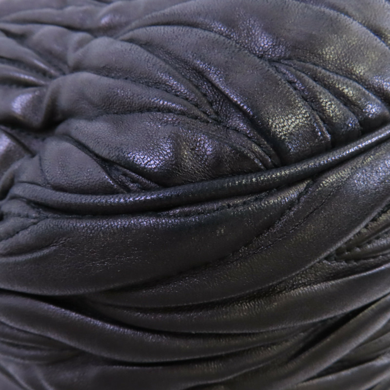 Miu Miu 羊皮皮革Tote Bag金扣肩背袋-7